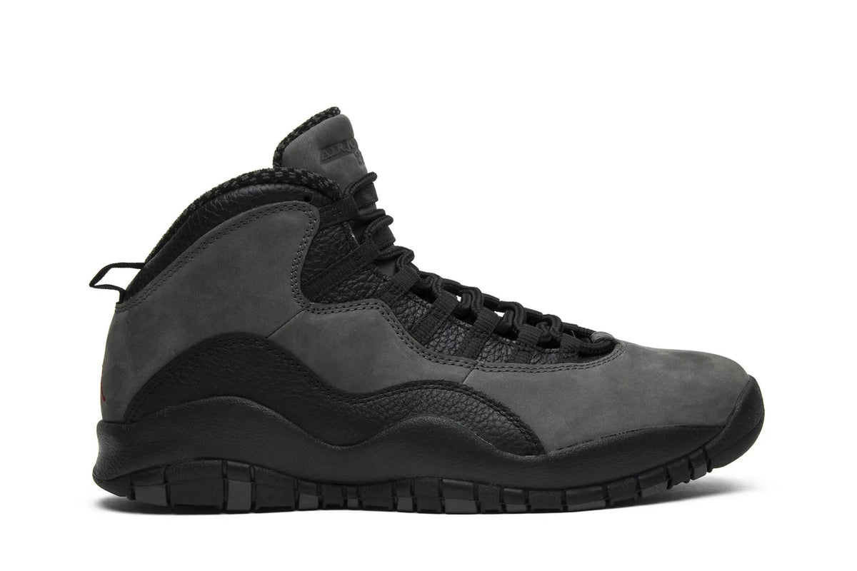 Jordan 10 Retro Shadow 2018 - Iconic Black Nubuck & Tumbled Leather Sneaker
