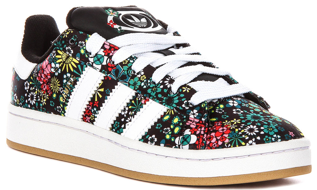 Adidas Campus 00S X Liberty Print In Black Florals For Junior