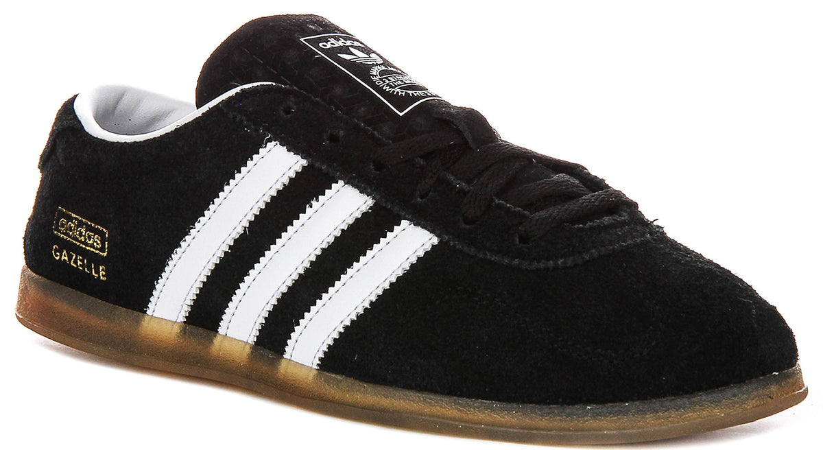 Adidas Gazelle Lo Pro In Black White For Women