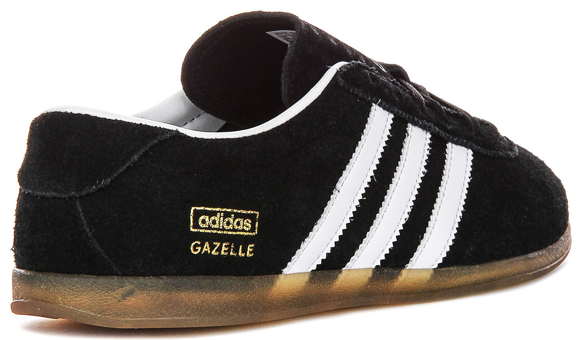 Adidas Gazelle Lo Pro In Black White For Women