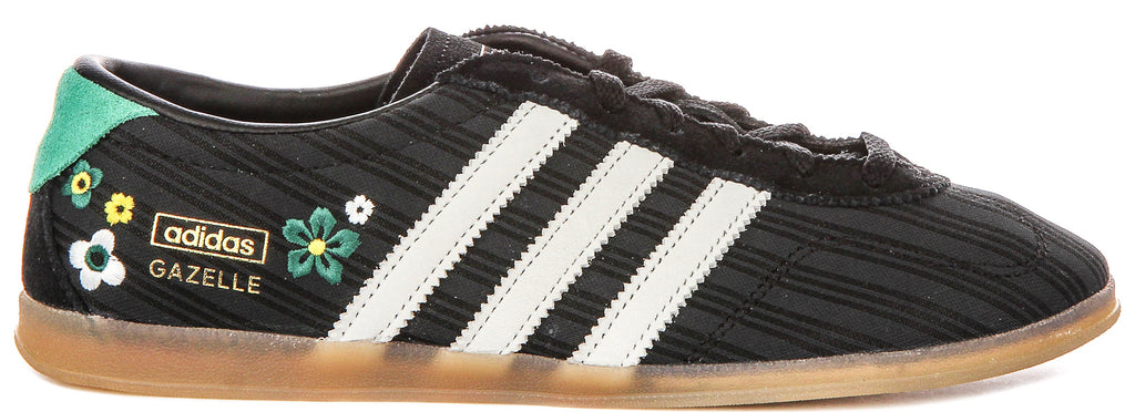 Adidas Gazelle Lo Pro X Liberty Print In Black White For Women