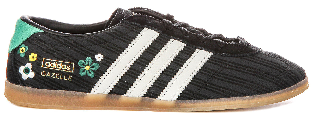 Adidas Gazelle Lo Pro X Liberty Print In Black White For Women
