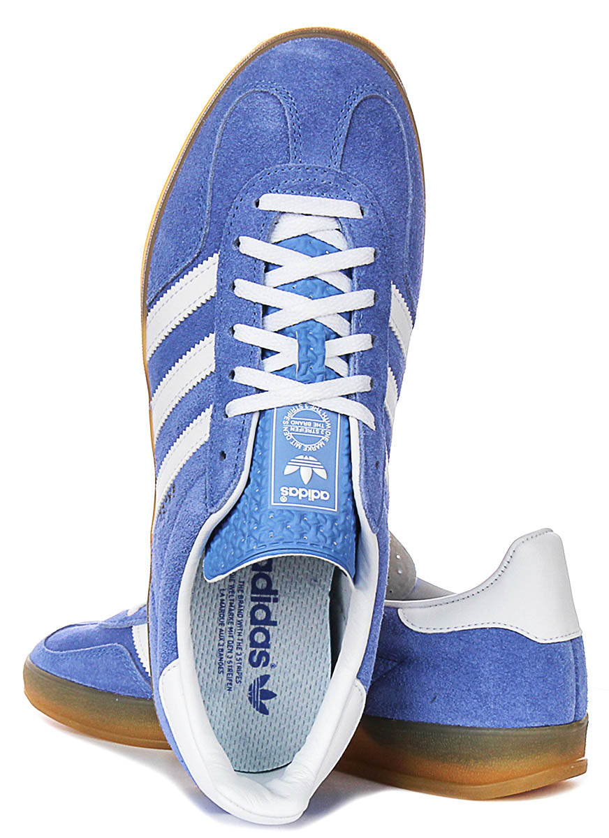 Adidas Gazelle Indoor In Blue White