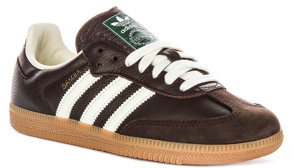 Adidas Samba OG In Brown White For Men
