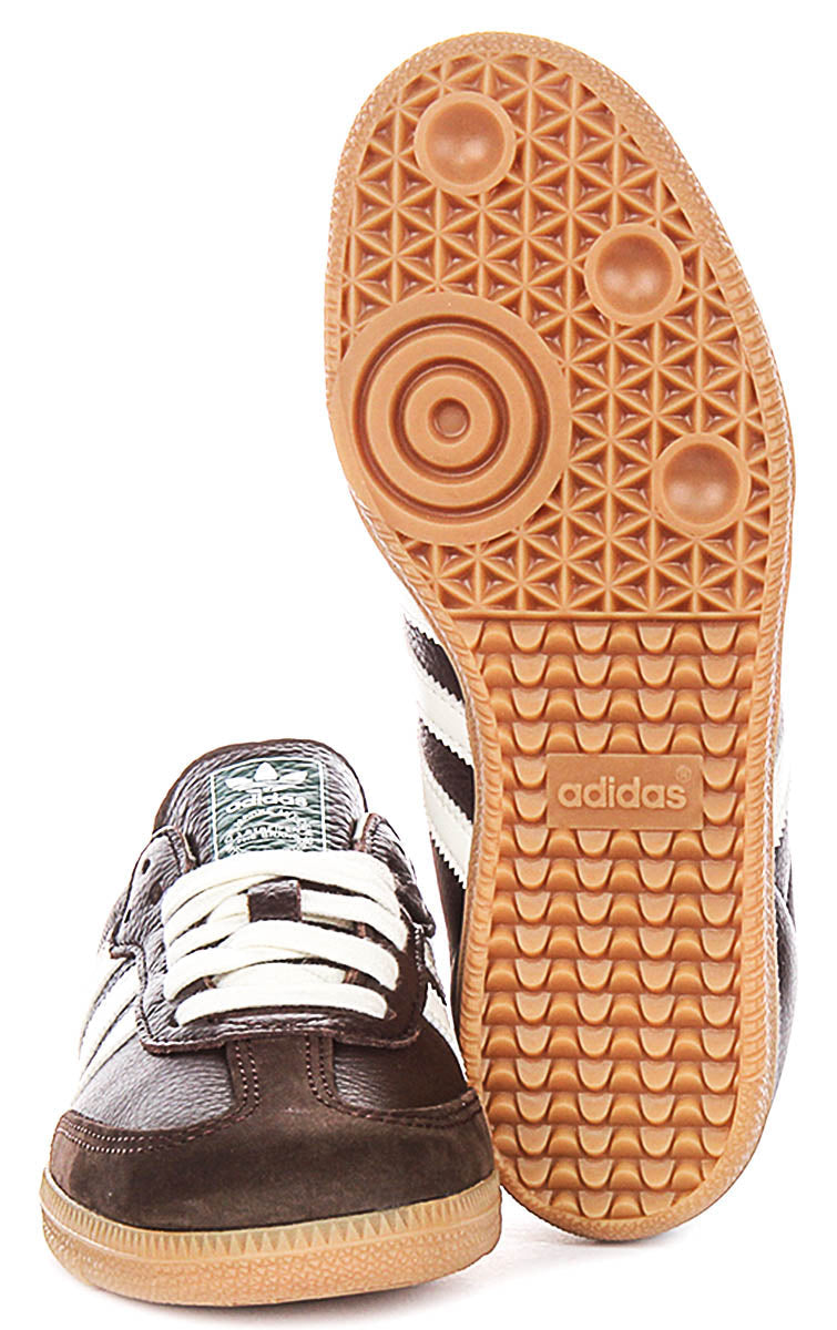 Adidas Samba OG In Brown White For Men