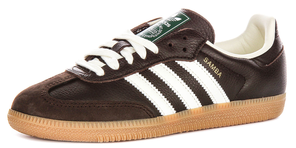 Adidas Samba OG In Brown White For Men