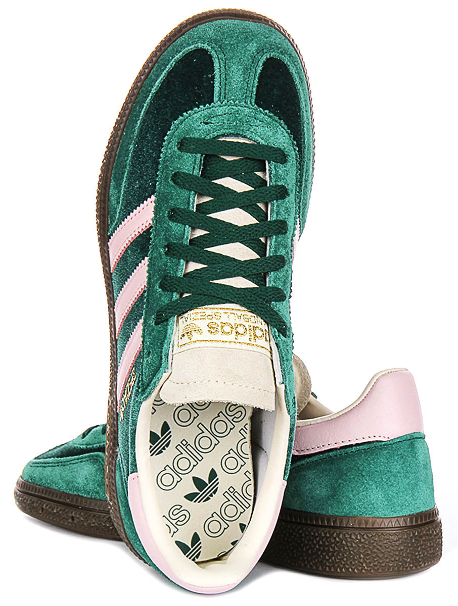 Adidas Handball Spezia In Green Pink For Women