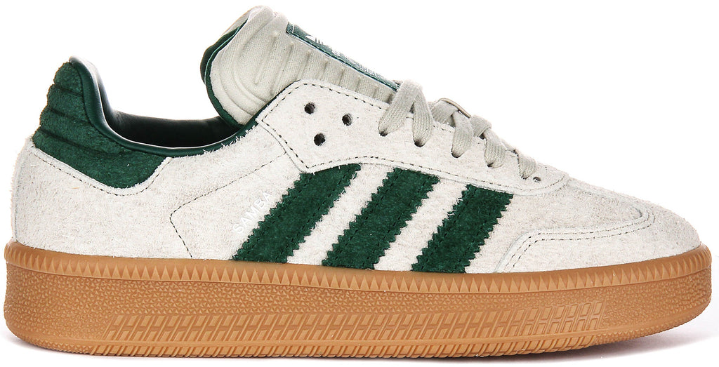 Adidas Samba XLG In Grey Green
