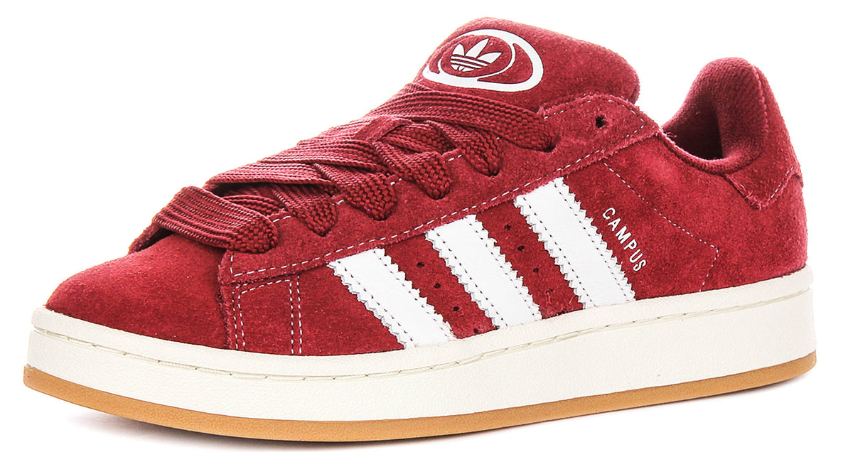 Adidas Campus 00S In Maroon White