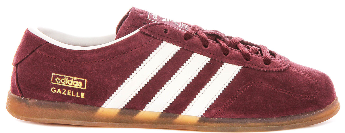 Adidas Gazelle Low Profile In Maroon For Women