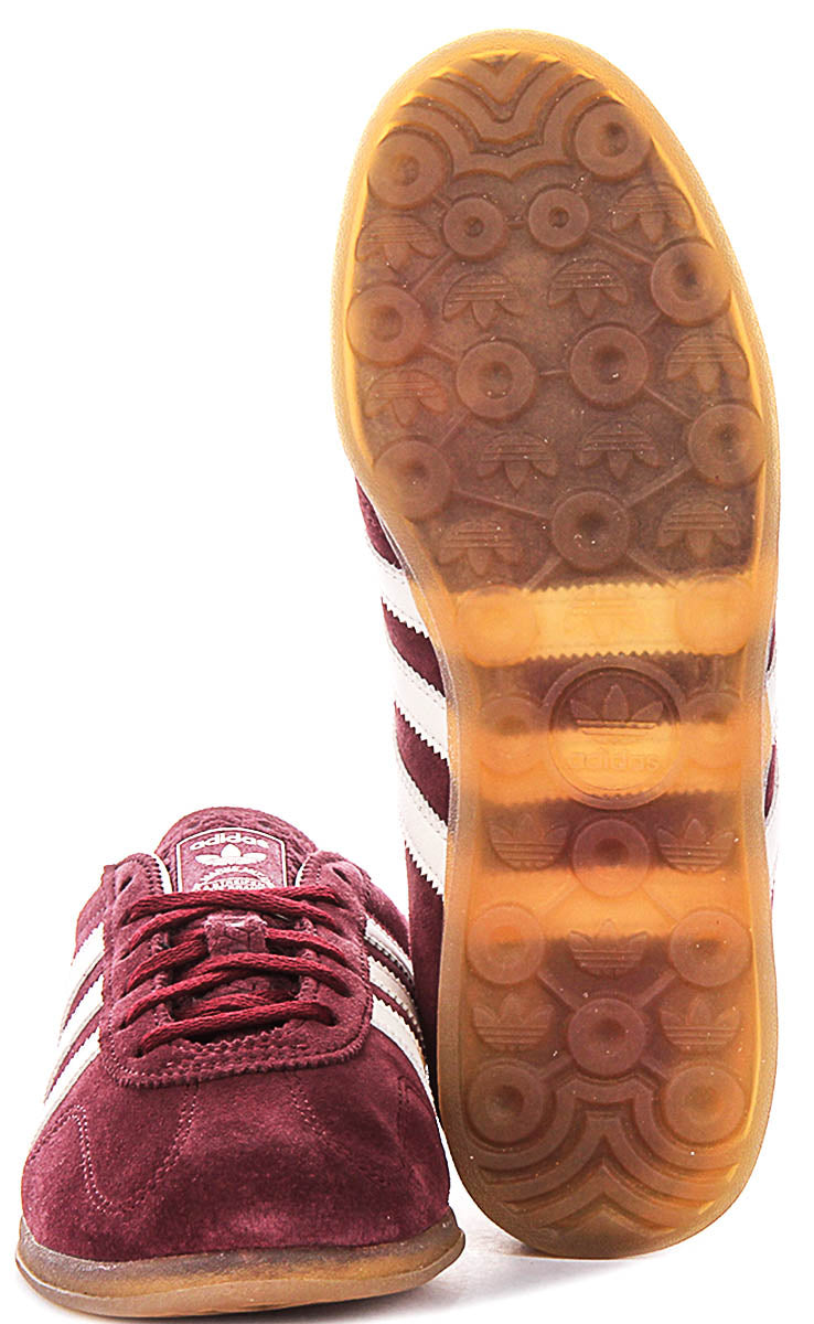 Adidas Gazelle Low Profile In Maroon For Women
