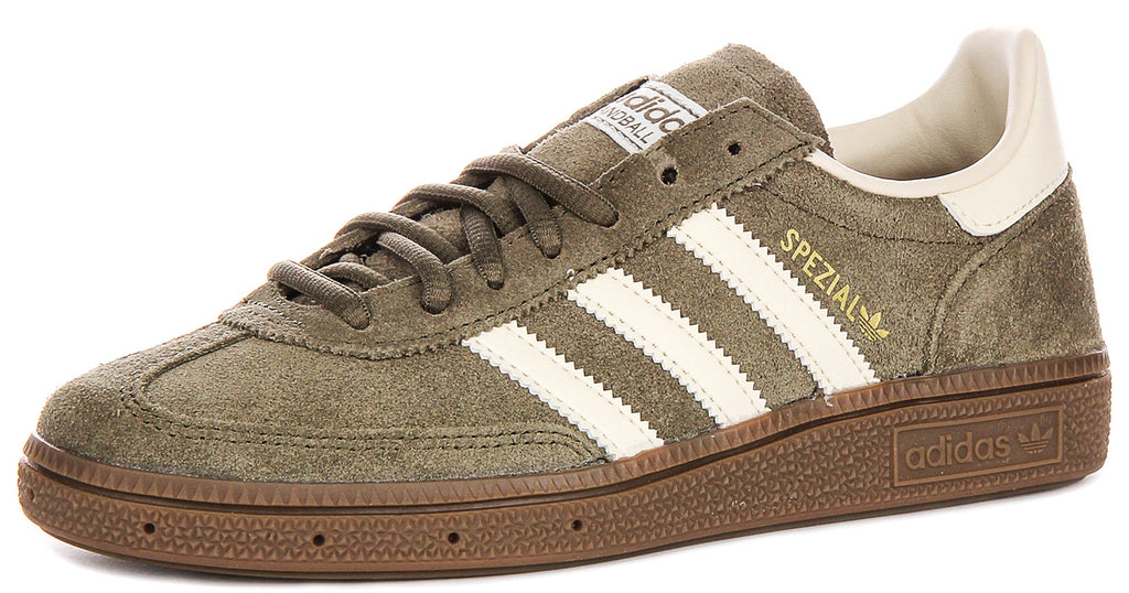 Adidas Handball Spezial In Olive White