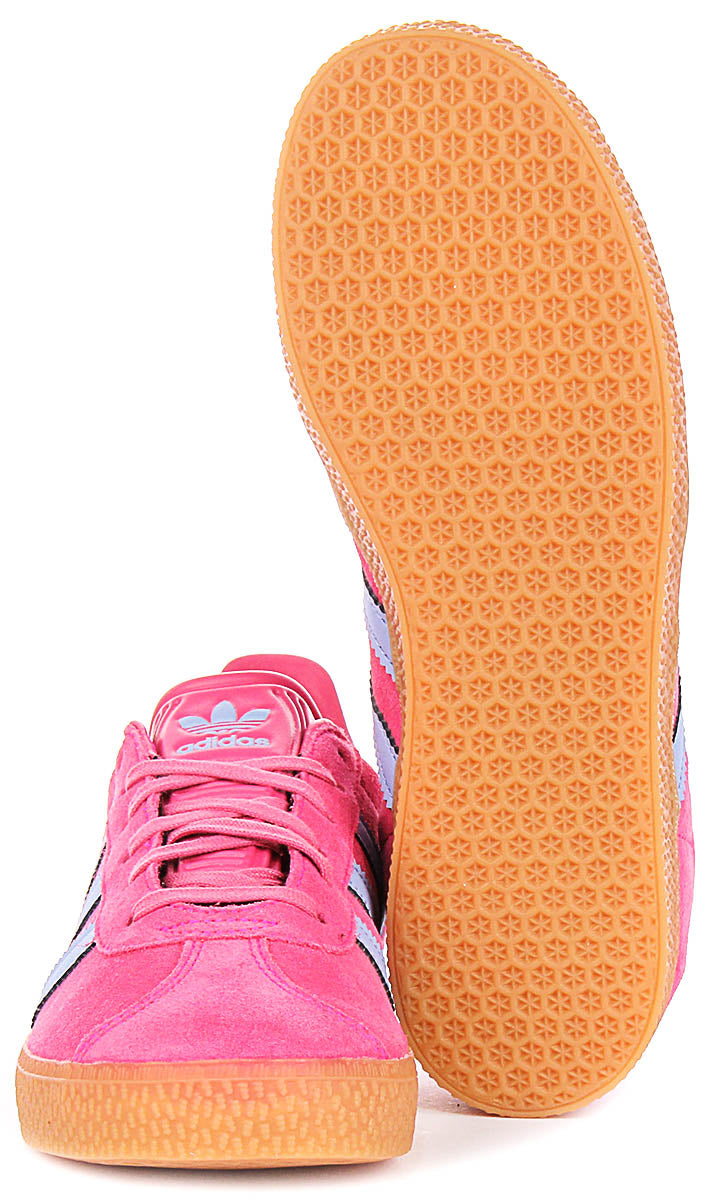 Adidas Gazelle J In Pink For Youth