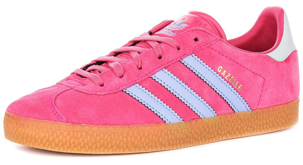 Adidas Gazelle J In Pink For Youth