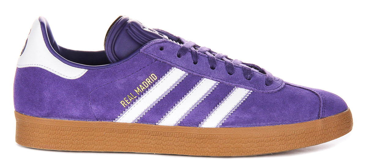 Adidas Gazelle X Real Madrid in Purple
