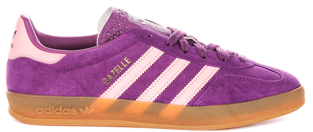 Adidas Gazelle Indoor In Purple For Youth