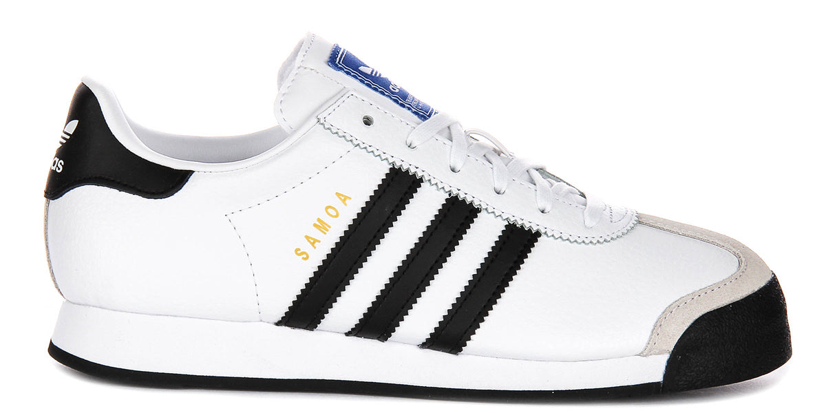 Adidas Samoa In White Black For Youth