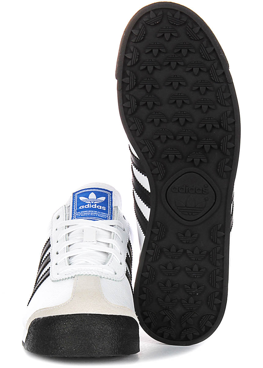 Adidas Samoa In White Black For Youth