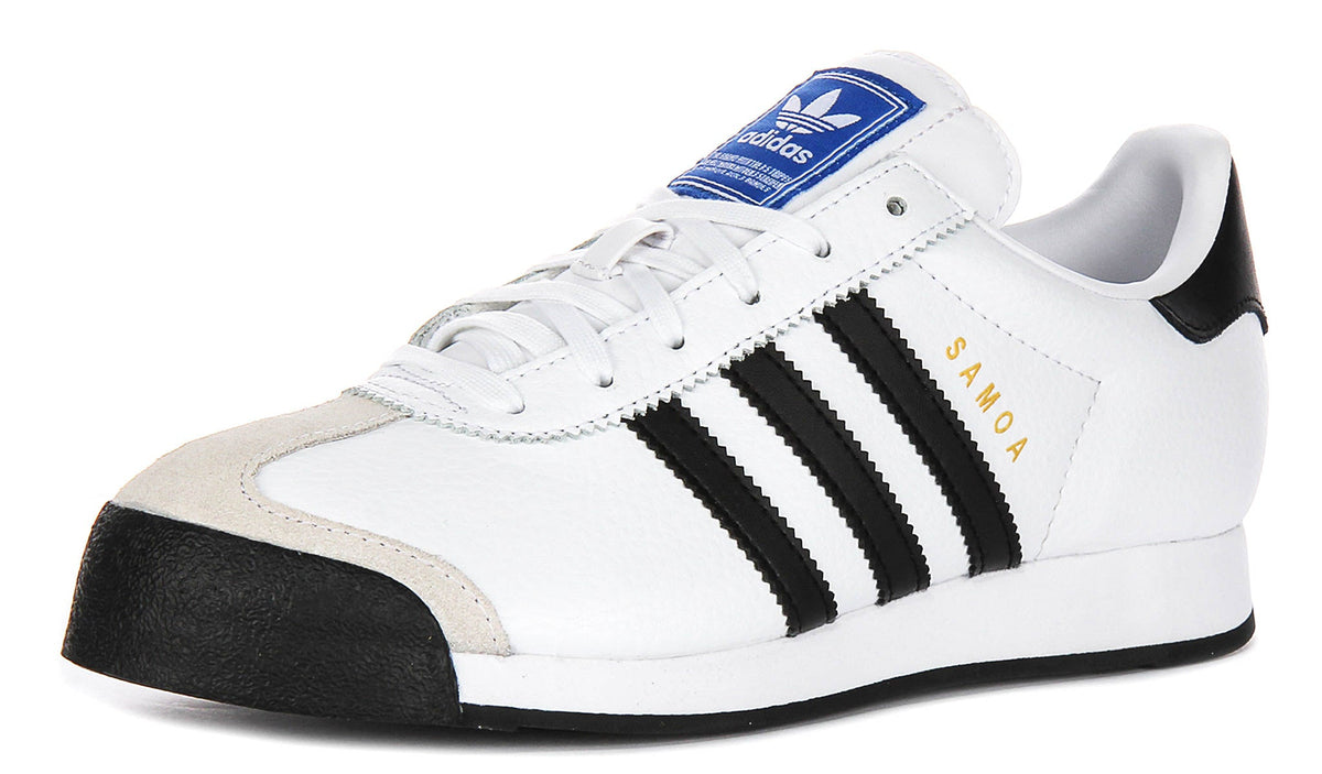 Adidas Samoa In White Black For Youth