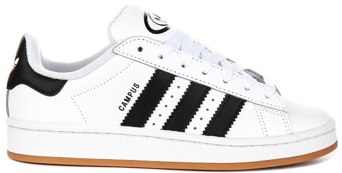 Adidas Campus 00S J In White Black For Youth