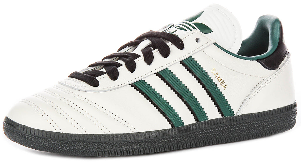 Adidas Samba Jp In White Green For Youth