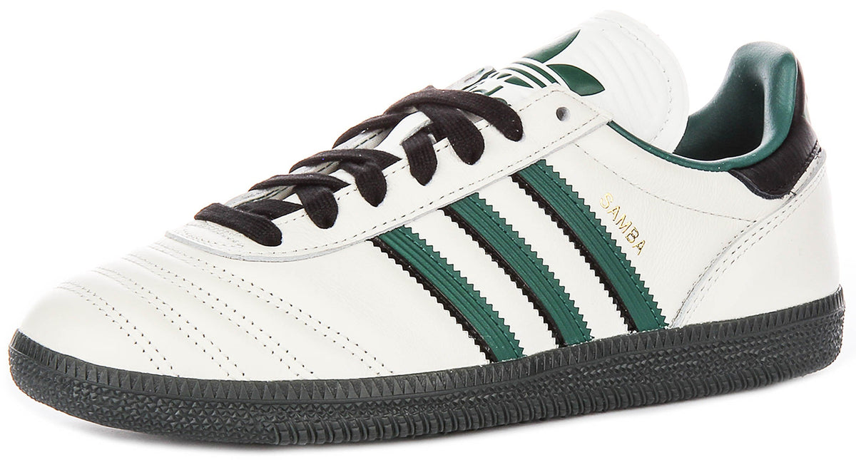 Adidas Samba Jp In White Green For Youth