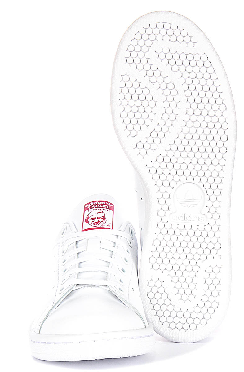 Adidas Stan Smith In White Pink for Youth