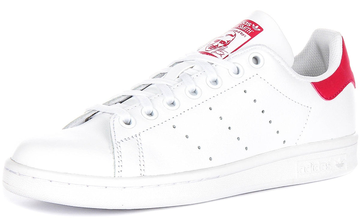 Adidas Stan Smith In White Pink for Youth