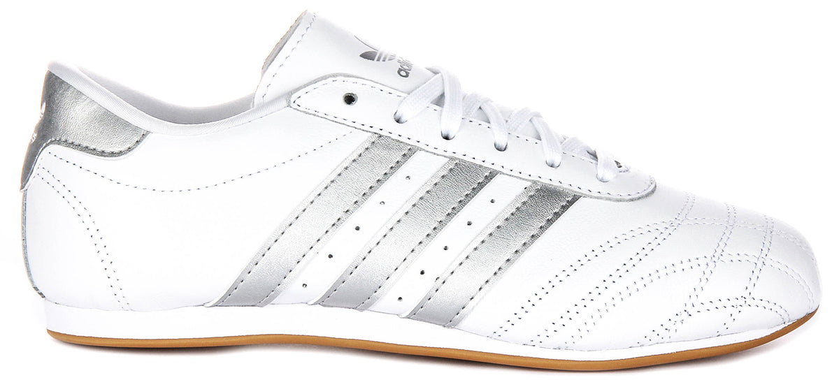 Adidas Taekwondo In White Silver For Women