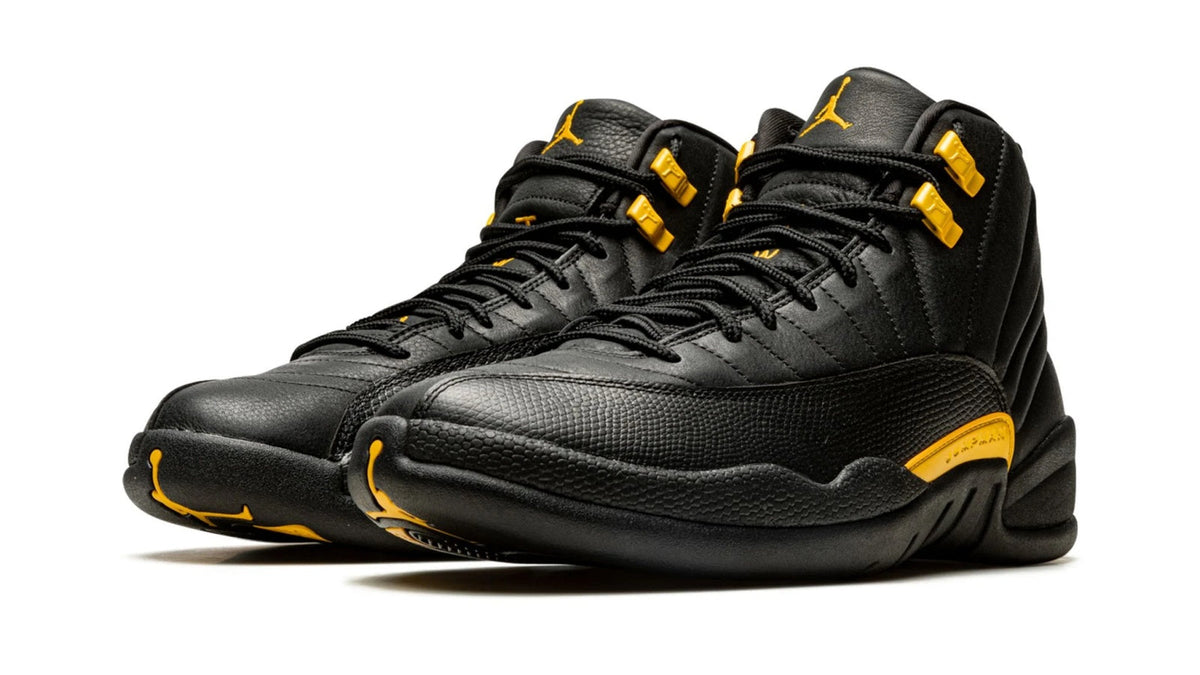 Air Jordan 12 Retro Black Taxi - Classic Signature Sneaker with Zoom Air