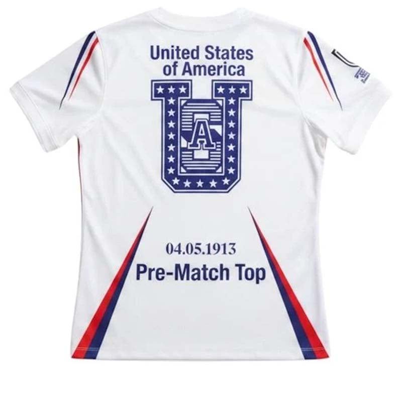Women's Virgil Abloh Archive x USA x Nike Soccer Top - White/Deep Royal